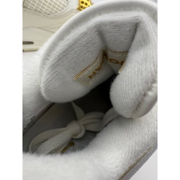 Size 7 - Air Jordan 4 Retro Metallic Gold (Women's) - Picture 10 of 11
